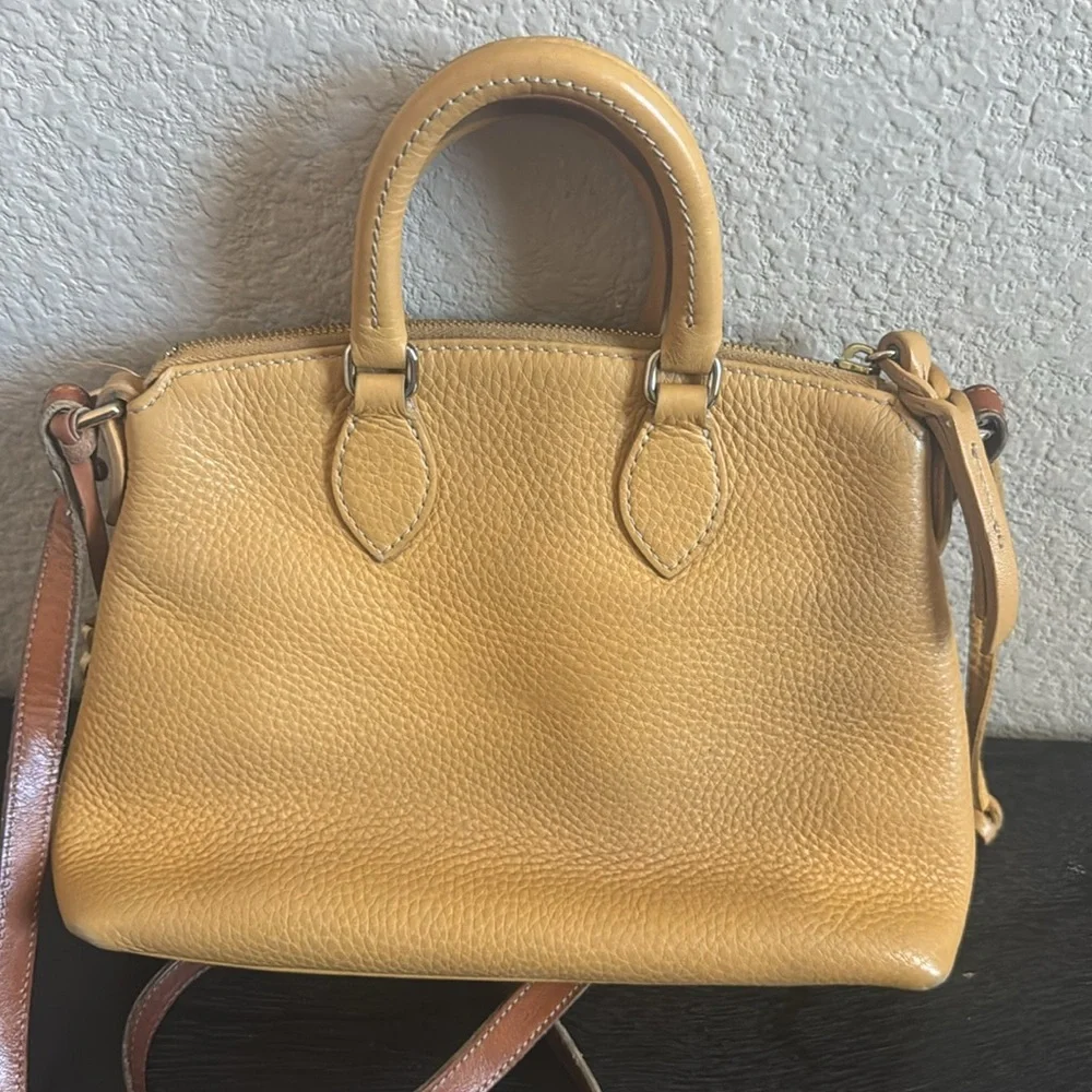 Dooney‎ & Bourke Dillen Crossbody Satchel in Mustard